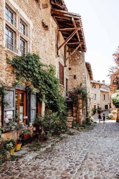 Le Cosy Plein Centre Avec Terrasse Daire Meximieux Dış mekan fotoğraf
