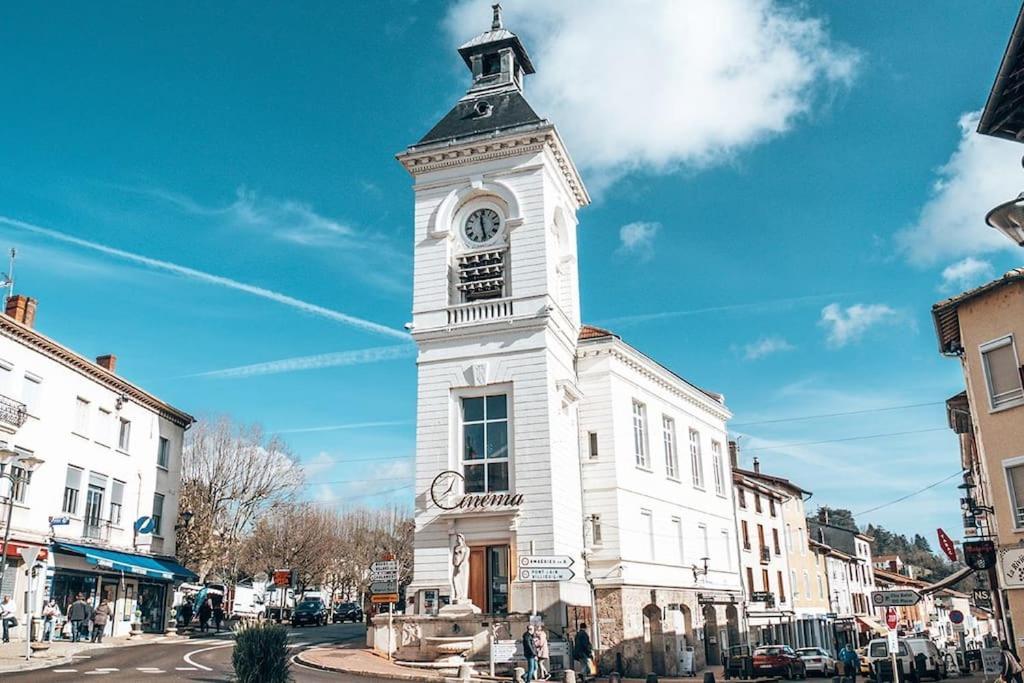 Le Cosy Plein Centre Avec Terrasse Daire Meximieux Dış mekan fotoğraf